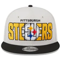 Pittsburgh Steelers New Era All Black 2023 NFL Draft 9FIFTY Adjustable Snapback  Hat