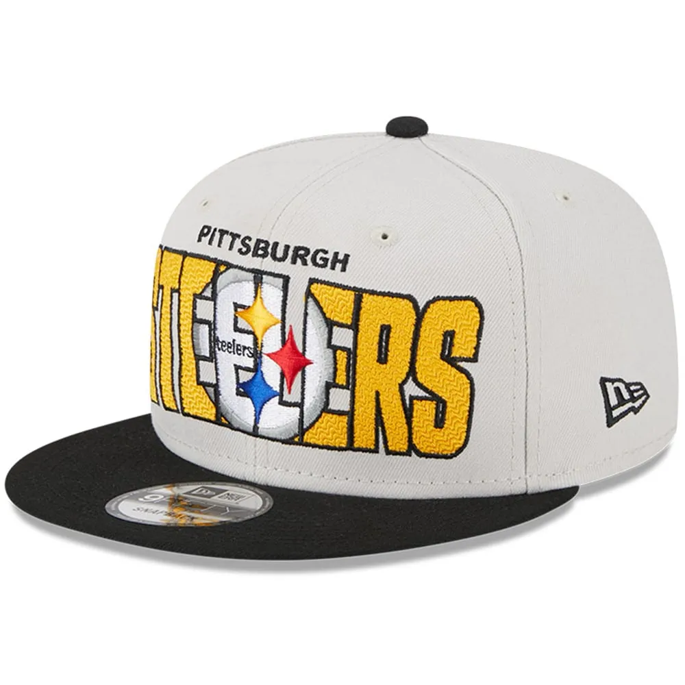 Lids Pittsburgh Steelers New Era Black On Black 9FIFTY Adjustable Hat -  Black