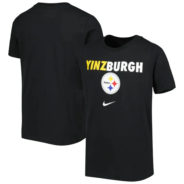 Lids Pittsburgh Steelers Youth Team Logo Long Sleeve T-Shirt