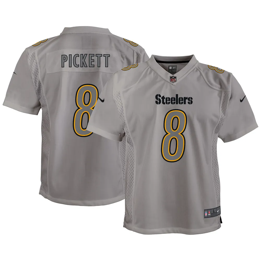 Lids Kenny Pickett Pittsburgh Steelers Nike Youth Atmosphere Game Jersey -  Gray