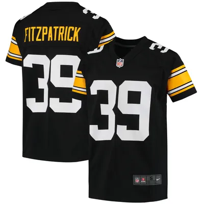 Youth Nike Minkah Fitzpatrick Black Pittsburgh Steelers Color Rush Game  Jersey
