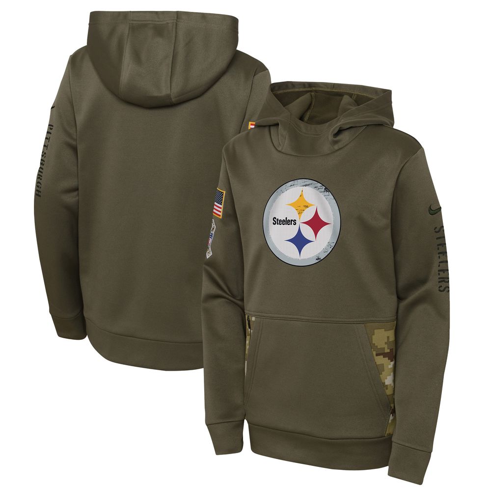 Nike Youth Nike Olive Pittsburgh Steelers 2022 Salute To Service