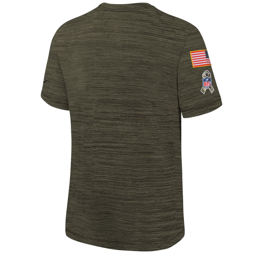 Men's Pittsburgh Steelers Nike Olive 2022 Salute To Service Long Sleeve  T-Shirt