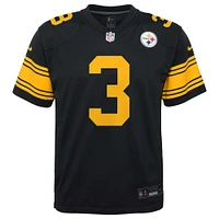 Youth Nike Russell Wilson Black Pittsburgh Steelers Alternate Player Game Jersey