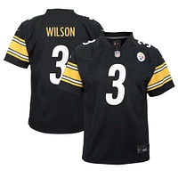 Youth Nike Russell Wilson Black Pittsburgh Steelers Team Player Game Jersey