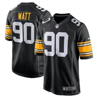 Men's Nike T.j. Watt Gray Pittsburgh Steelers Atmosphere Fashion Game Jersey Size: Medium