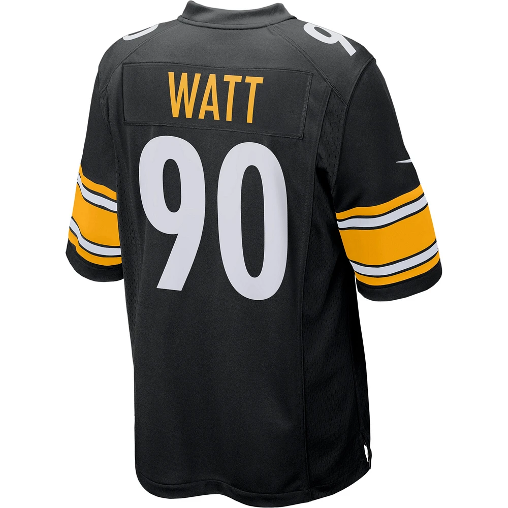 Nike T.J. pour jeunes. Maillot de match des Steelers Pittsburgh noir Watt