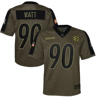 NEW - Men's Stitched Nike NFL Jersey - TJ Watt - Steelers - XXL