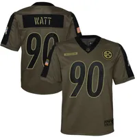 Nike Men's T.J. Watt Black Pittsburgh Steelers Vapor F.U.S.E.