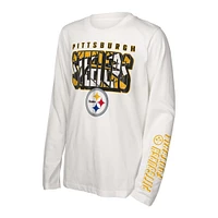 Youth Pittsburgh Steelers the Mix T-Shirt Combo Set