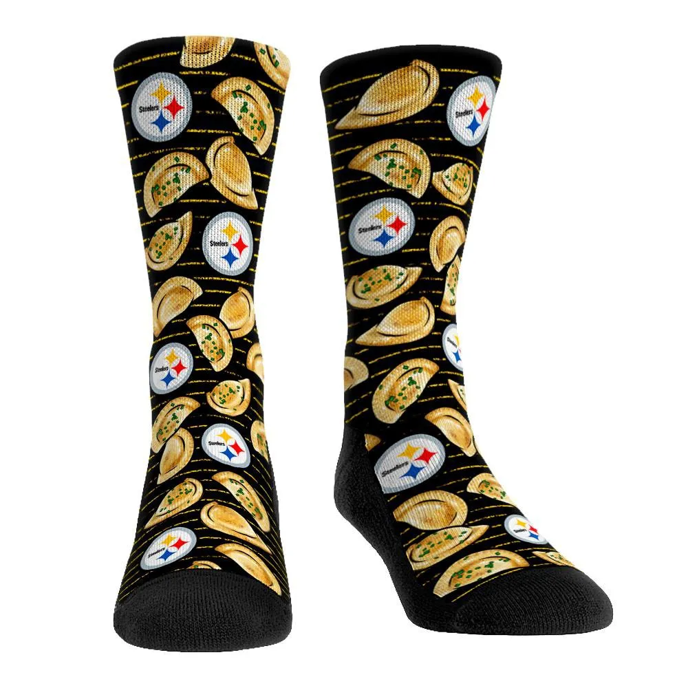 Pittsburgh Steelers Rock Em Socks Custom Jersey Crew Socks