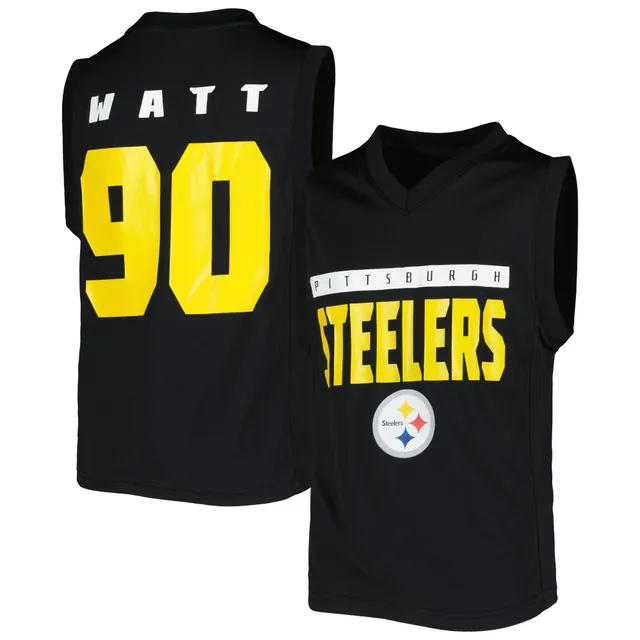 Men's T.J. Watt Black Pittsburgh Steelers Replica Player Jersey