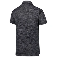 Polo noir Wes & Willy pour jeunes Pittsburgh Steelers Cloudy Yarn
