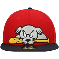 Casquette ajustée 59FIFTY Team Alternate des Sea Dogs de Portland New Era rouge pour homme