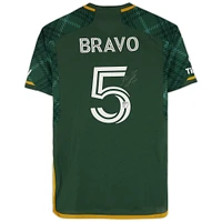 Claudio Bravo Portland Timbers Autographed Match-Used #5 Green adidas Jersey from the 2024 MLS Season - Size S