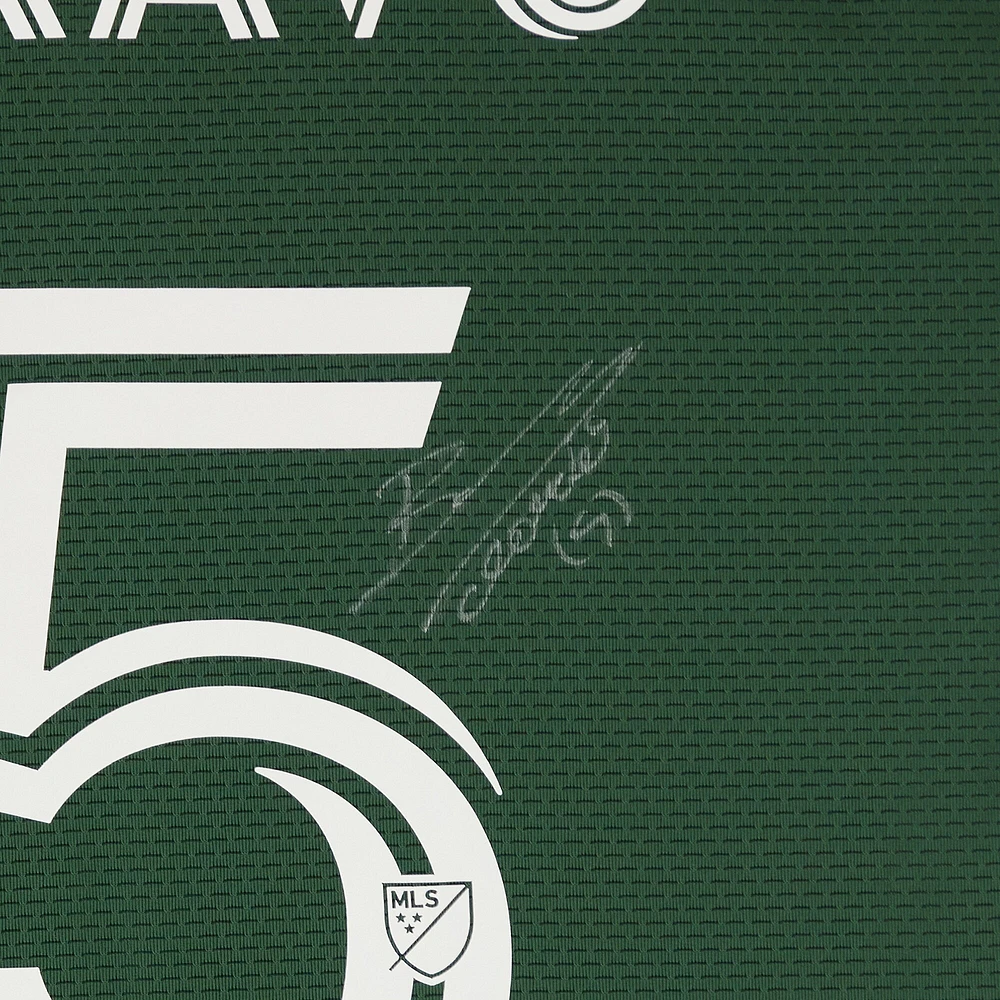 Claudio Bravo Portland Timbers Autographed Match-Used #5 Green adidas Jersey from the 2024 MLS Season - Size S