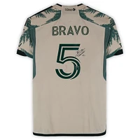 Claudio Bravo Portland Timbers Autographed Match-Used #5 Tan adidas Jersey from the 2024 MLS Season - Size S