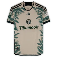 Claudio Bravo Portland Timbers Autographed Match-Used #5 Tan adidas Jersey from the 2024 MLS Season - Size S