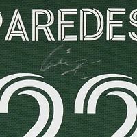 Cristhian Paredes Portland Timbers Autographed Match-Used #22 Green adidas Jersey from the 2024 MLS Season - Size M