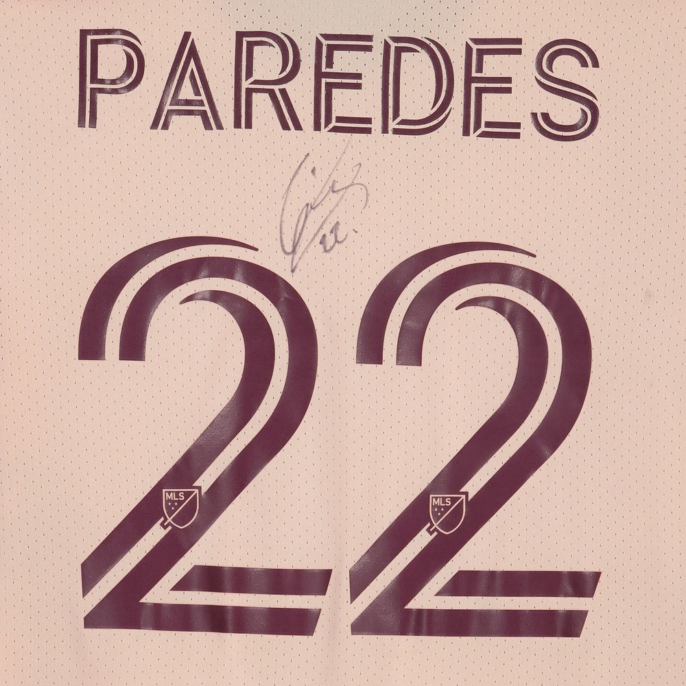 Cristhian Paredes Portland Timbers Autographed Match-Used #22 Pink Jersey from the 2023 MLS Season