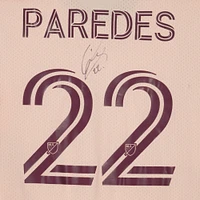 Cristhian Paredes Portland Timbers Autographed Match-Used #22 Pink Jersey from the 2023 MLS Season