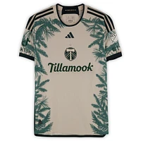 Dario Zuparic Portland Timbers Autographed Match-Used #13 Tan adidas Jersey from the 2024 MLS Season - Size L