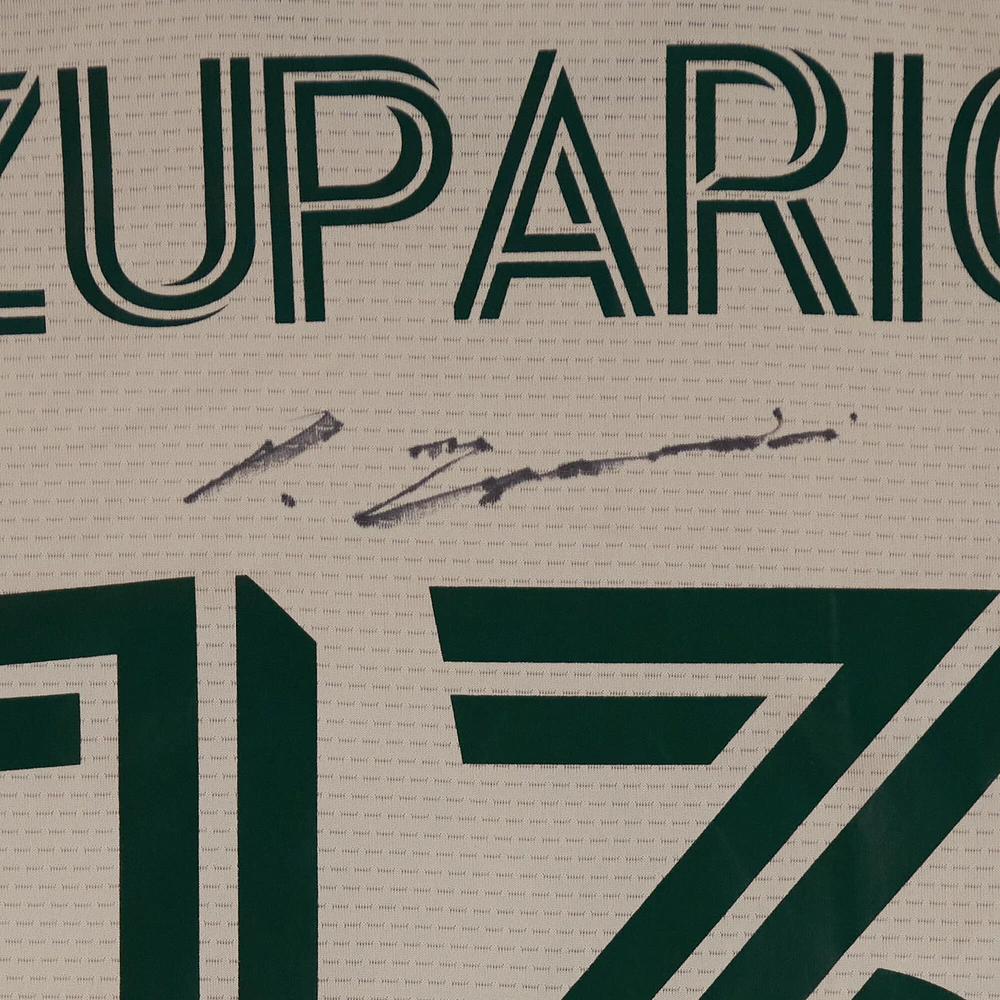 Dario Zuparic Portland Timbers Autographed Match-Used #13 Tan adidas Jersey from the 2024 MLS Season - Size L