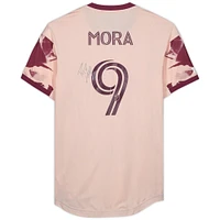 Felipe Mora Portland Timbers Autographed Match-Used #9 Pink Jersey from the 2023 MLS Season