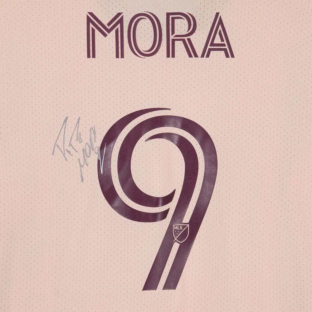 Felipe Mora Portland Timbers Autographed Match-Used #9 Pink Jersey from the 2023 MLS Season