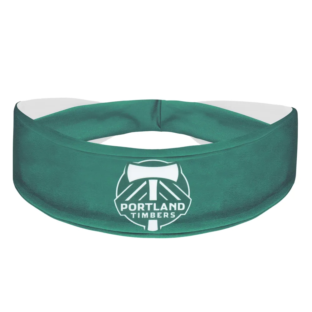 Green Portland Timbers Primary Logo Cooling Headband