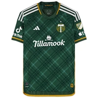 Jonathan Rodríguez Portland Timbers Autographed Match-Used #14 Green adidas Jersey from the 2024 MLS Season - Size M
