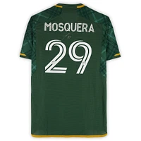 Juan Mosquera Portland Timbers Autographed Match-Used #29 Green adidas Jersey from the 2024 MLS Season - Size L