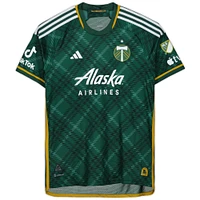 Larrys Mabiala Portland Timbers Autographed Match-Used #33 Green Jersey from the 2023 MLS Season