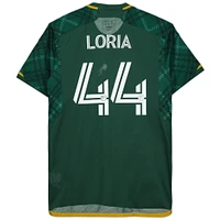 Marvin Loria Portland Timbers Autographed Match-Used #44 Green Jersey from the 2023 MLS Season