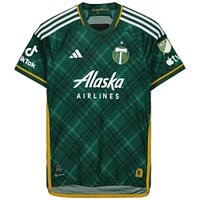 Marvin Loria Portland Timbers Autographed Match-Used #44 Green Jersey from the 2023 MLS Season