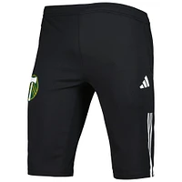 Men's adidas Black Portland Timbers 2023 On-Field Training AEROREADY Half Pants