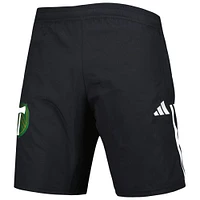 Men's adidas Black Portland Timbers Downtime Shorts