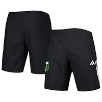 Men's adidas Black Portland Timbers Downtime Shorts