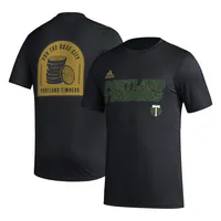 T-shirt adidas Portland Timbers Team Jersey Hook AEROREADY noir pour homme