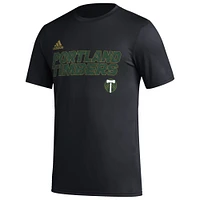 Men's adidas Black Portland Timbers Team Jersey Hook AEROREADY T-Shirt