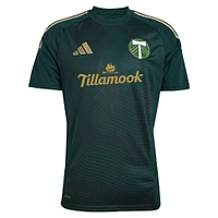 Men's adidas Diego Chara Green Portland Timbers 2025 Forever & Gold Replica Player Jersey