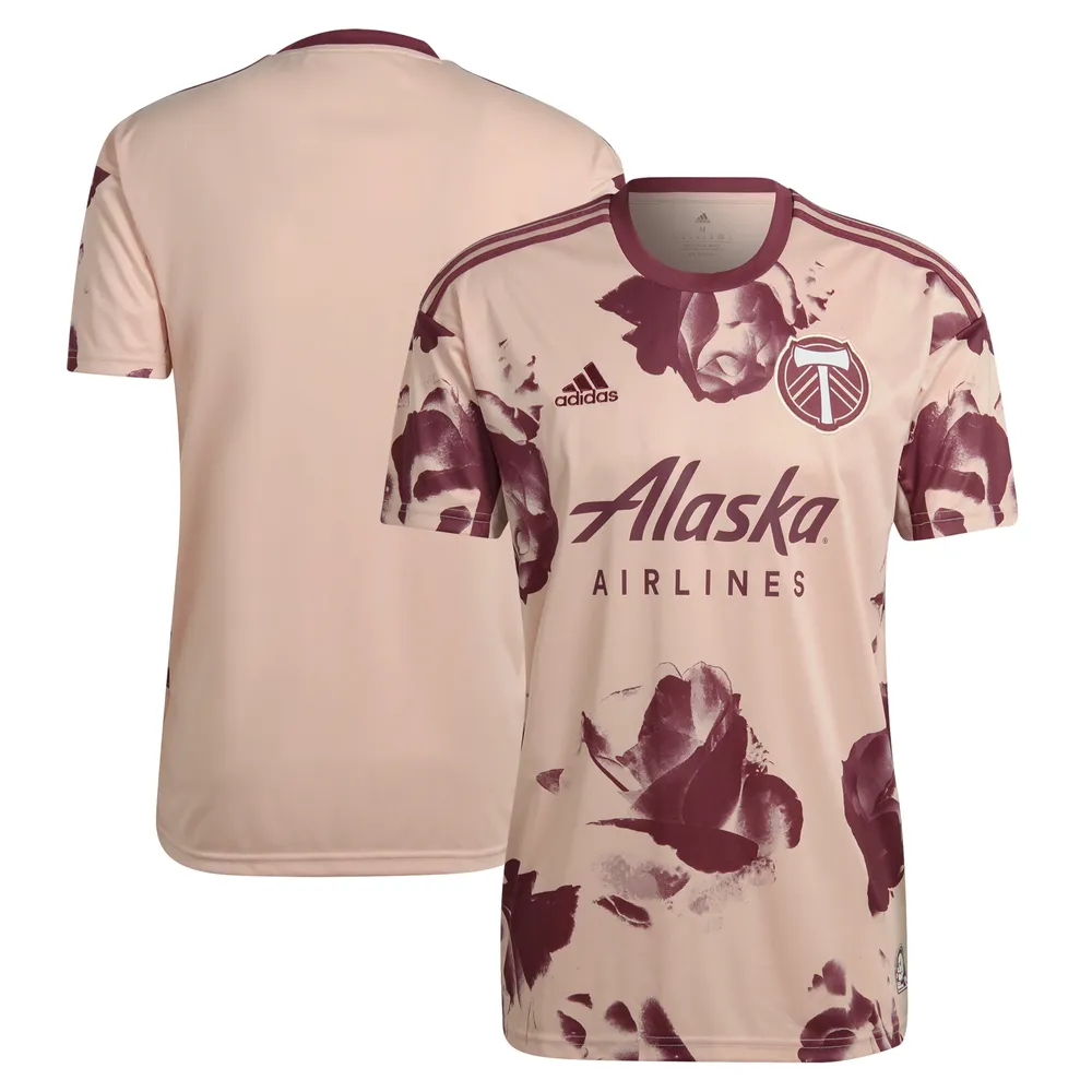 Portland Timbers adidas Youth 2022 Heritage Rose Kit Replica Blank Jersey -  Pink