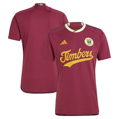 Men's adidas  Red Portland Timbers 2024 Archive Replica Jersey