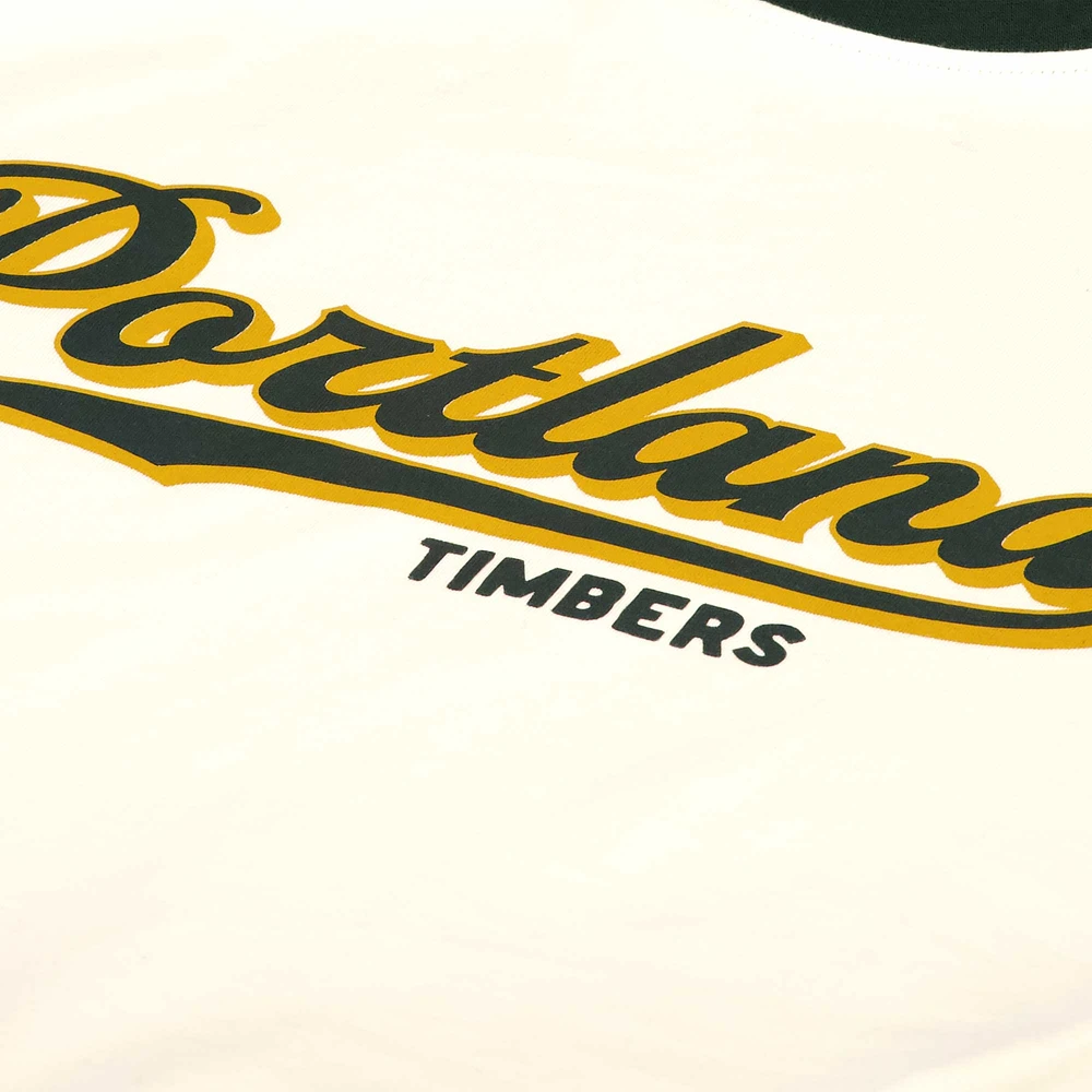 T-shirt à sonnerie épais crème pour hommes, coupe décontractée, Portland Timbers