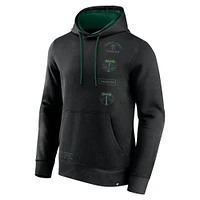 Sweat à capuche noir Portland Timbers Halftime Fanatics pour hommes