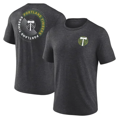 Portland Timbers Fanatics Branded Full Circle Tri-Blend T-Shirt - Charcoal