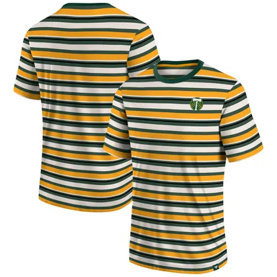 Portland Timbers Fanatics Branded Shot Clock Stripe T-Shirt - Gold