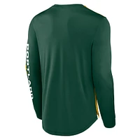 Men's Fanatics Green/Gold Portland Timbers Striker Long Sleeve T-Shirt