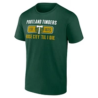 Men's Fanatics  Green Portland Timbers Blindside T-Shirt