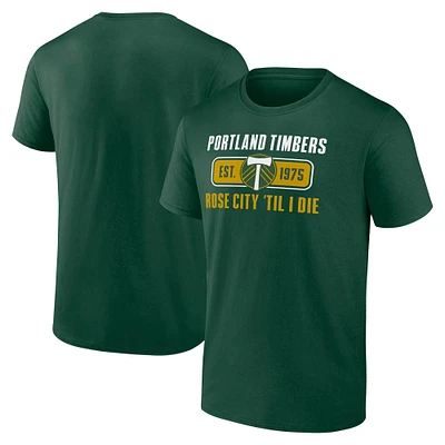 Men's Fanatics  Green Portland Timbers Blindside T-Shirt